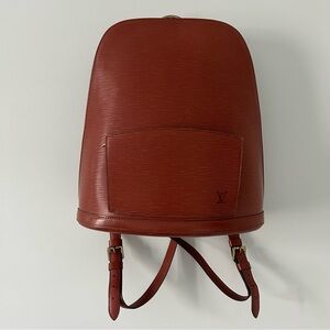 Vintage Louis Vuitton Gobelins Kenyan Fawn Brown Epi Leather GM Backpack